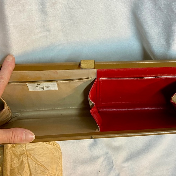 Vintage Simpsons Long Clutch In Tan - Picture 6 of 11